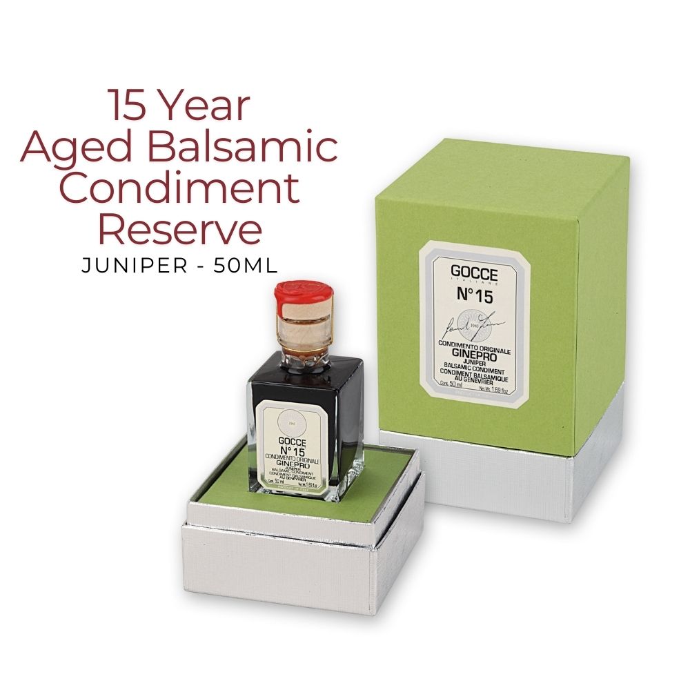 Gocce Reserve Balsamic Condiment - Juniper Barrel Aged