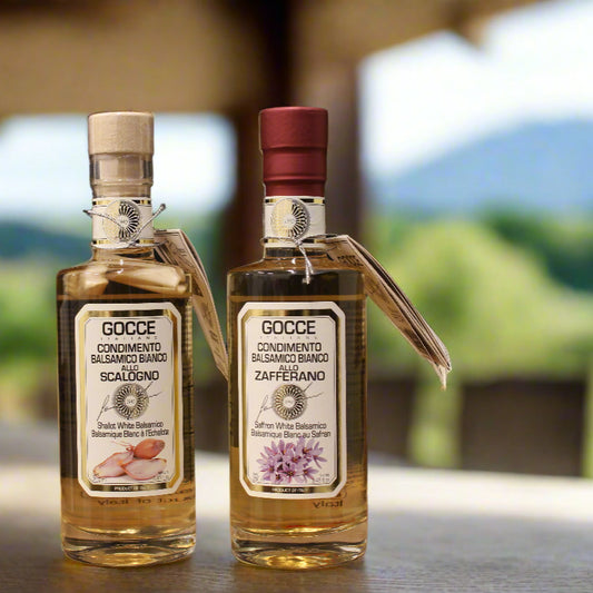 Flavored White Balsamic Condiment